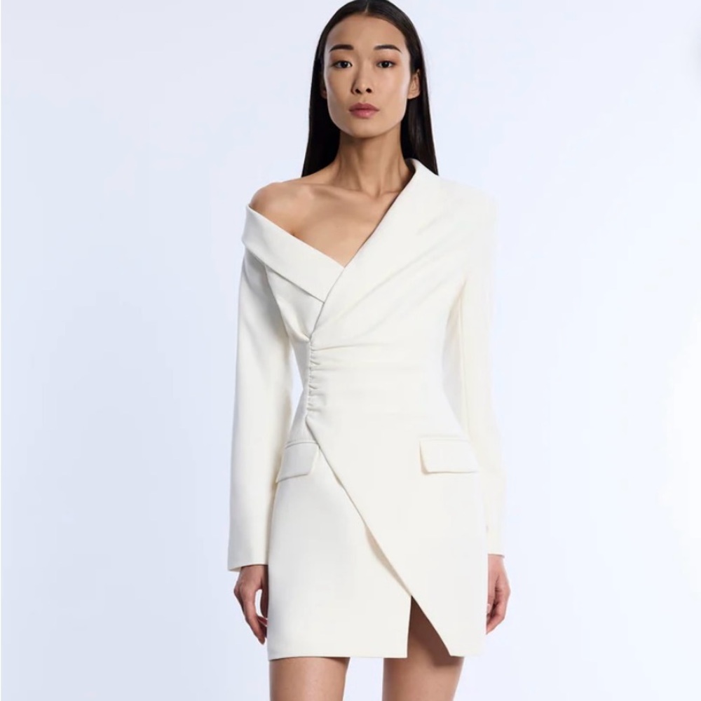 A.L.C. Cream Asymmetrical Women's Dress